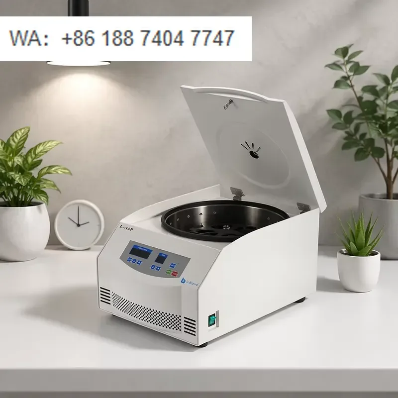L-5AP Low Speed Benchtop Centrifuge for Platelet Plasma Separation 3200g RCF 0-99min Timer