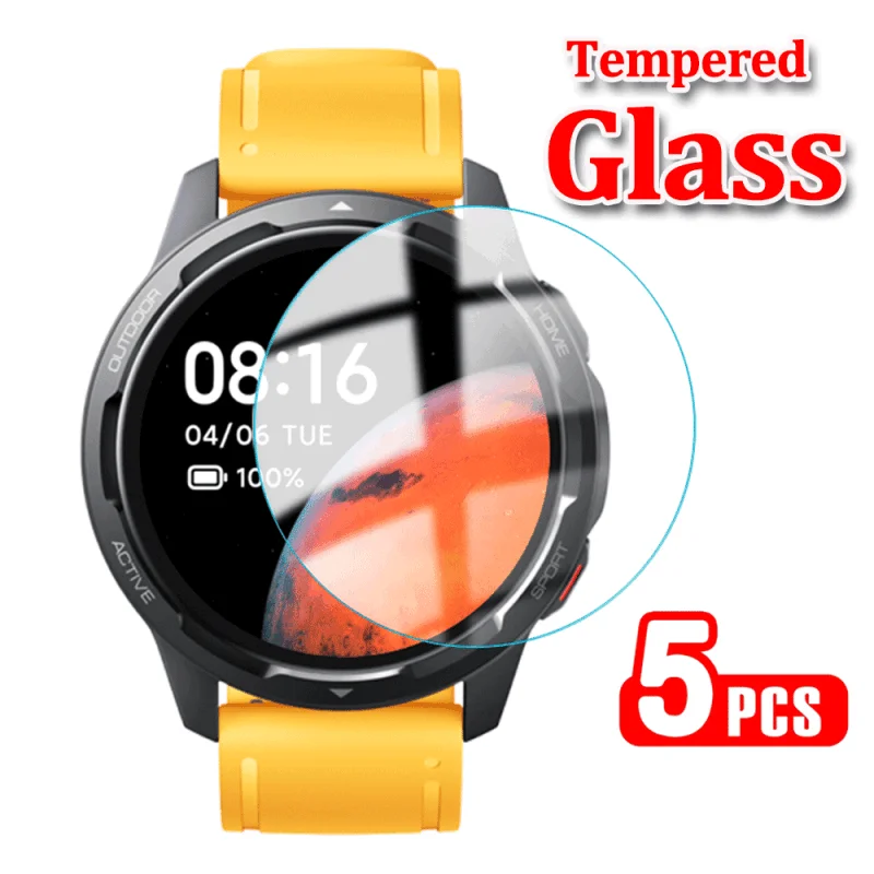 Пленка из закаленного стекла для Xiaomi Mi Watch S1/S1 Active Smartwatch 9H, прозрачная, устойчивая к царапинам защитная пленка для экрана