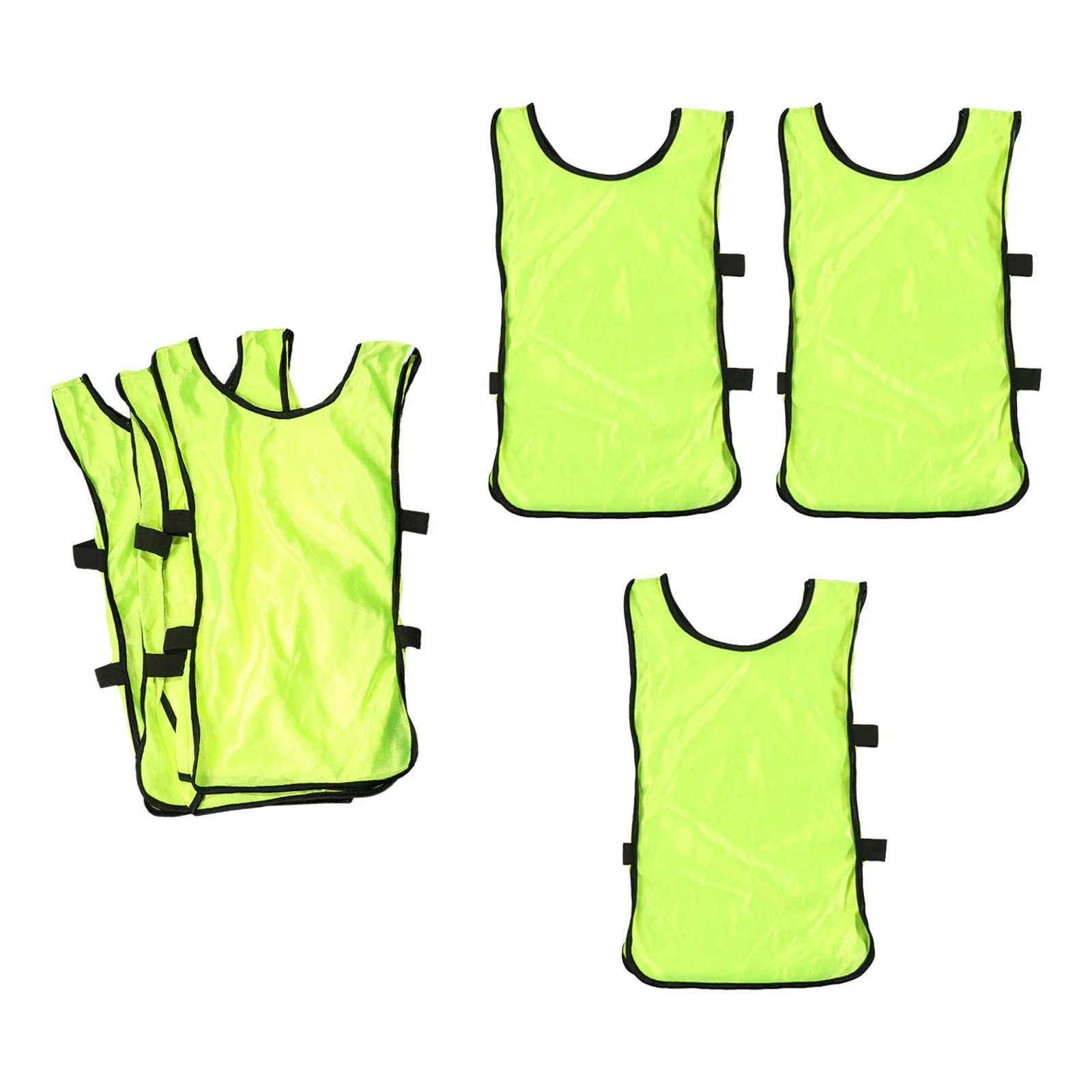 6 pezzi gilet da allenamento traspirante calcio pinnies Scrimmage calcio basket pratica attrezzature sportive gioventù