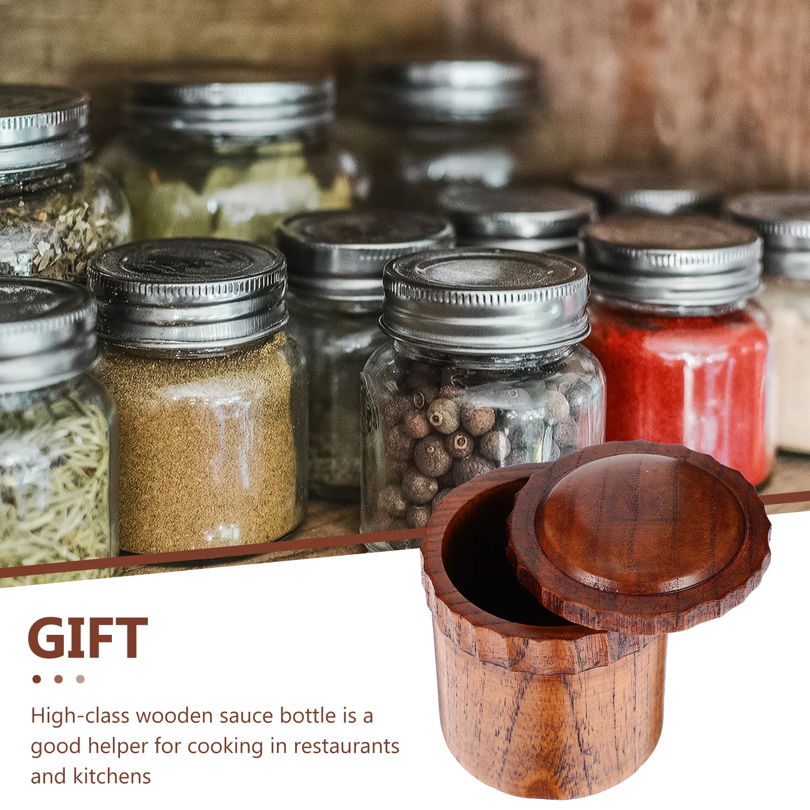 

Vinegar Jujube Seasoning Bottle Food Containers with Lids Salad Dressing Dispenser Brown Small Condiment Squeeze Bottles