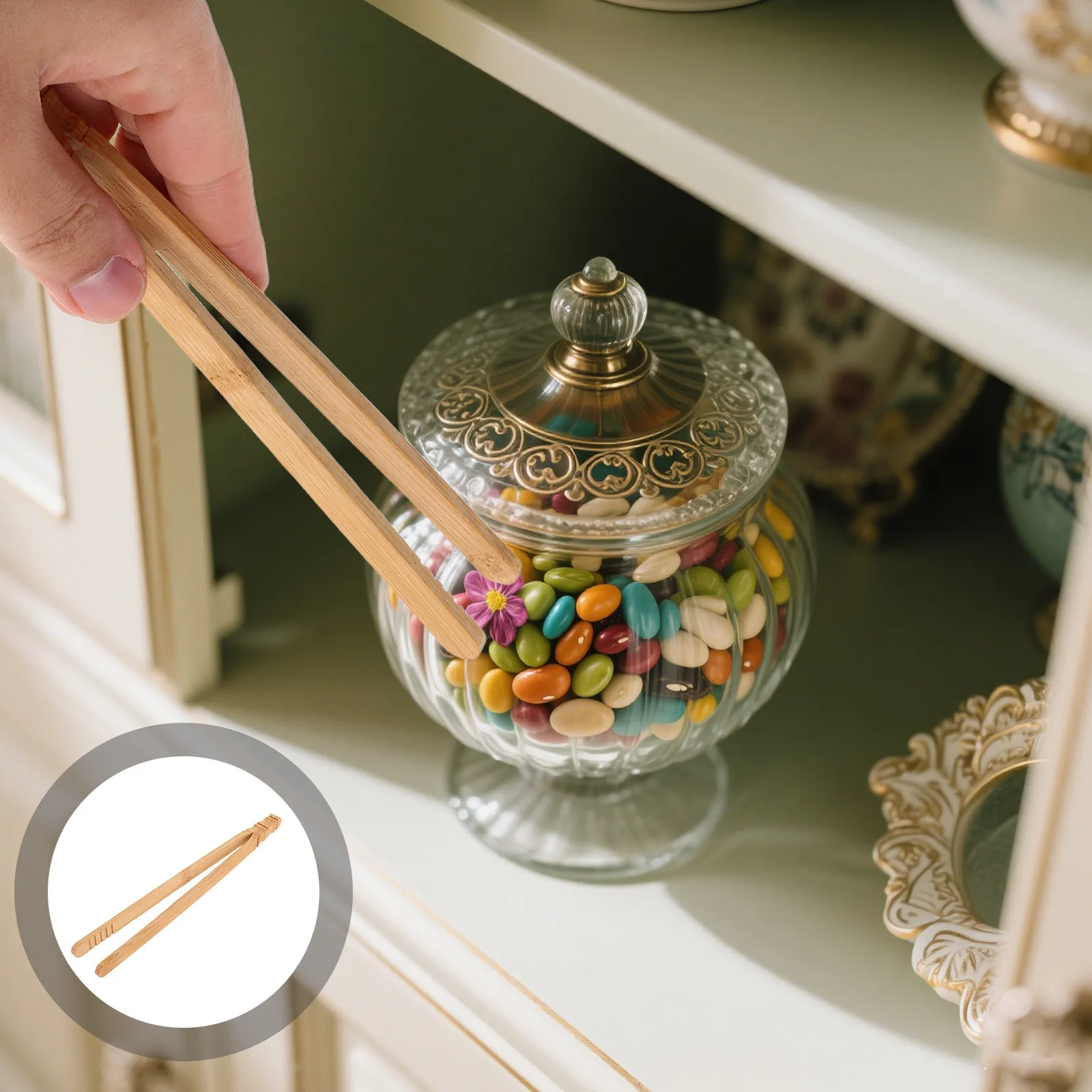 6 szt. Drewnianych pincet dla dzieci do ćwiczeń motoryki małej, nauki, pojemników sensorycznych, projektów kreatywnych, rozwoju koordynacji w przedszkolu.