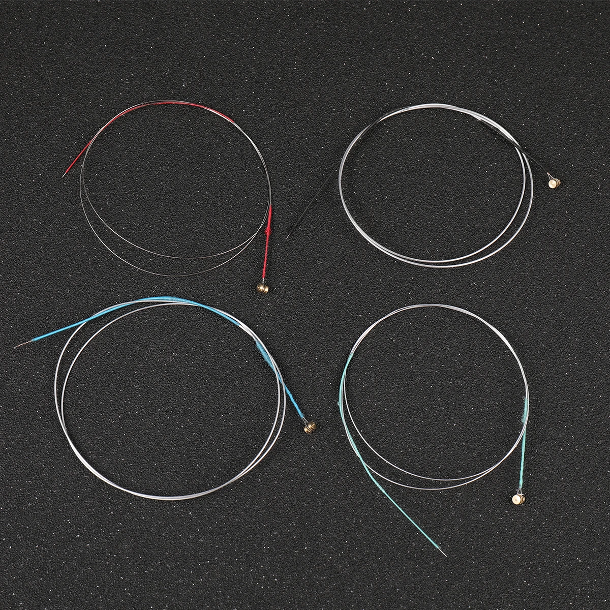 

Winomo Violin Strings G/D/A/E Replacement Steel String Set Clear Bright Sound Scratch Resistant Universal Accessories For