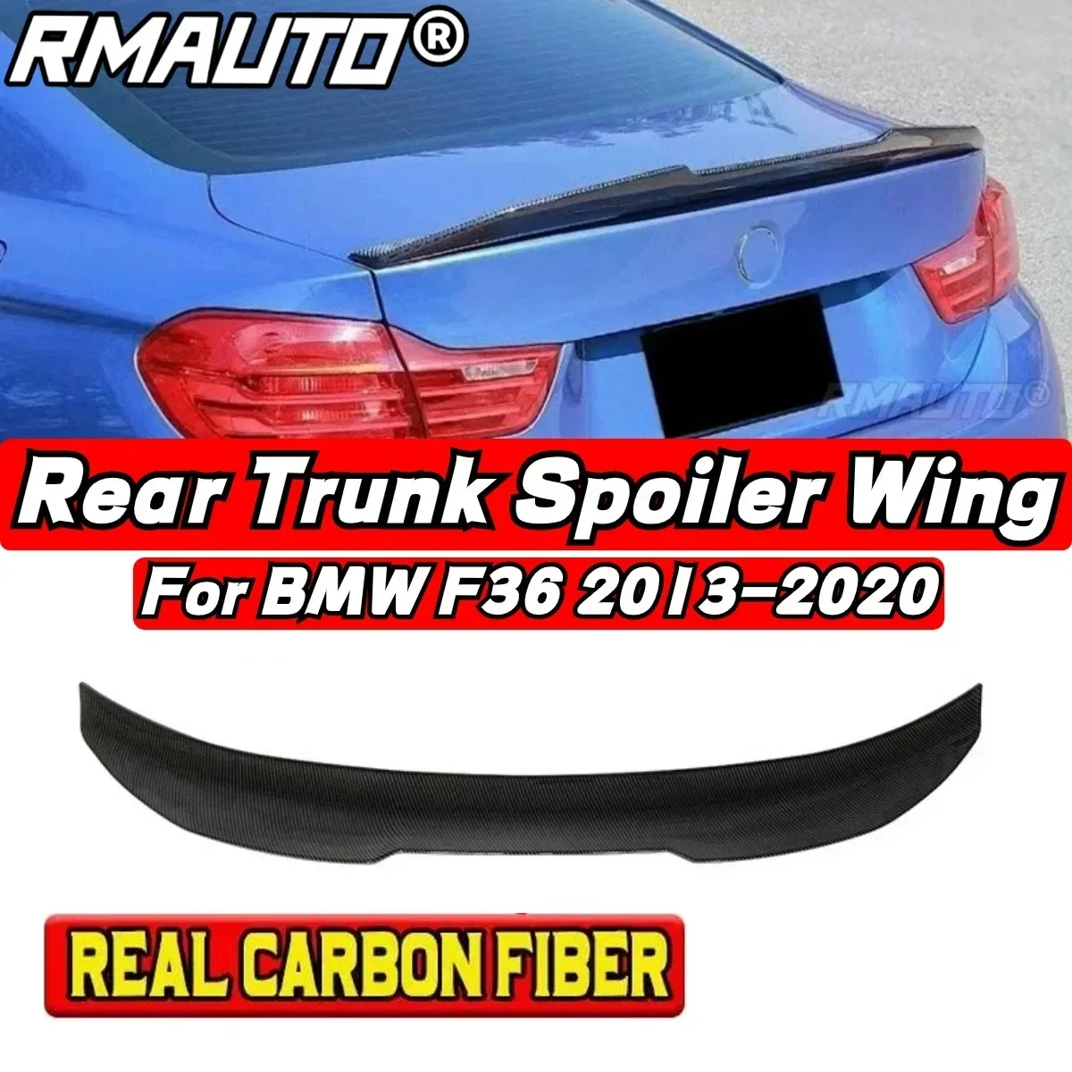 Car Rear Trunk Spoiler Body Kit Car Rear Spoiler Wing For BMW 4 Series Gran Coupe F36 4-door 2013 - 2020 Car Accessories