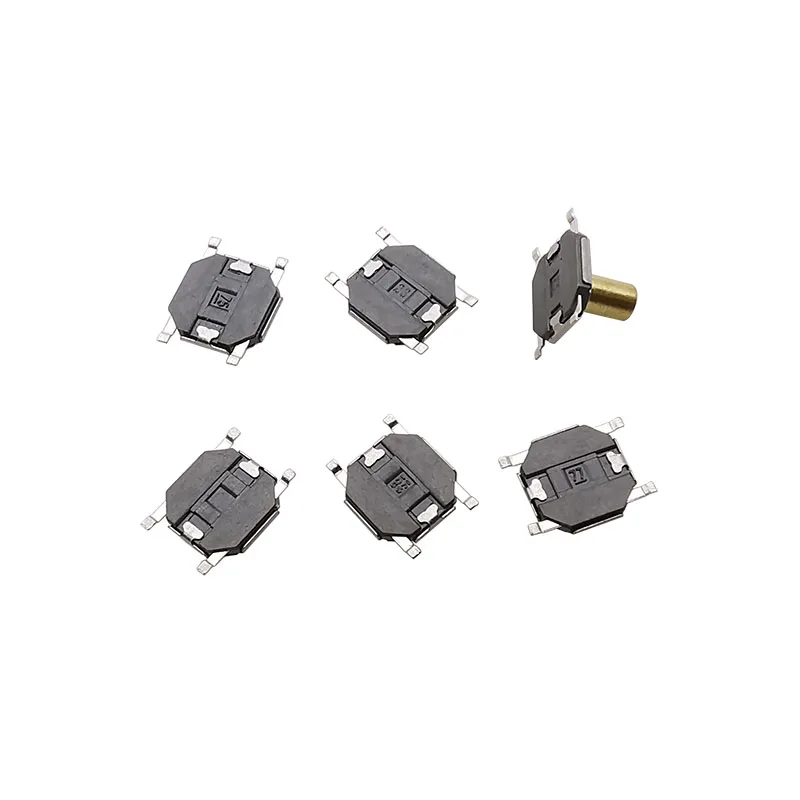 50Pcs SMD 4x4mm PCB Tactile Push Button Self-reset Switch Micro Switch Mini Tact Switch Key Button 4*4*1.7/2/2.3/2.5/3/3.5/4.3MM