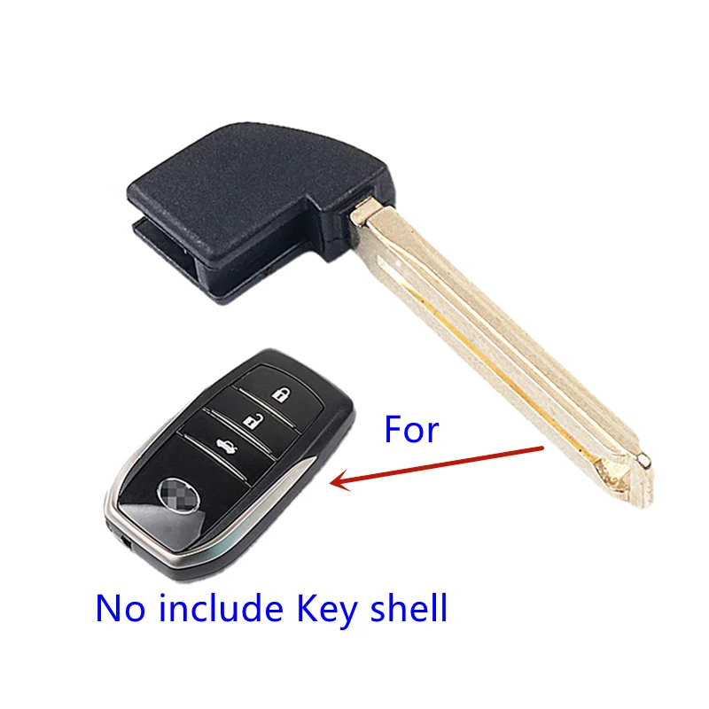 10pcs/lot Emergency Key Blade For Toyota / Insert Key For Toyota Smart Key / The Smart Key Shell On Picture Is Not Included