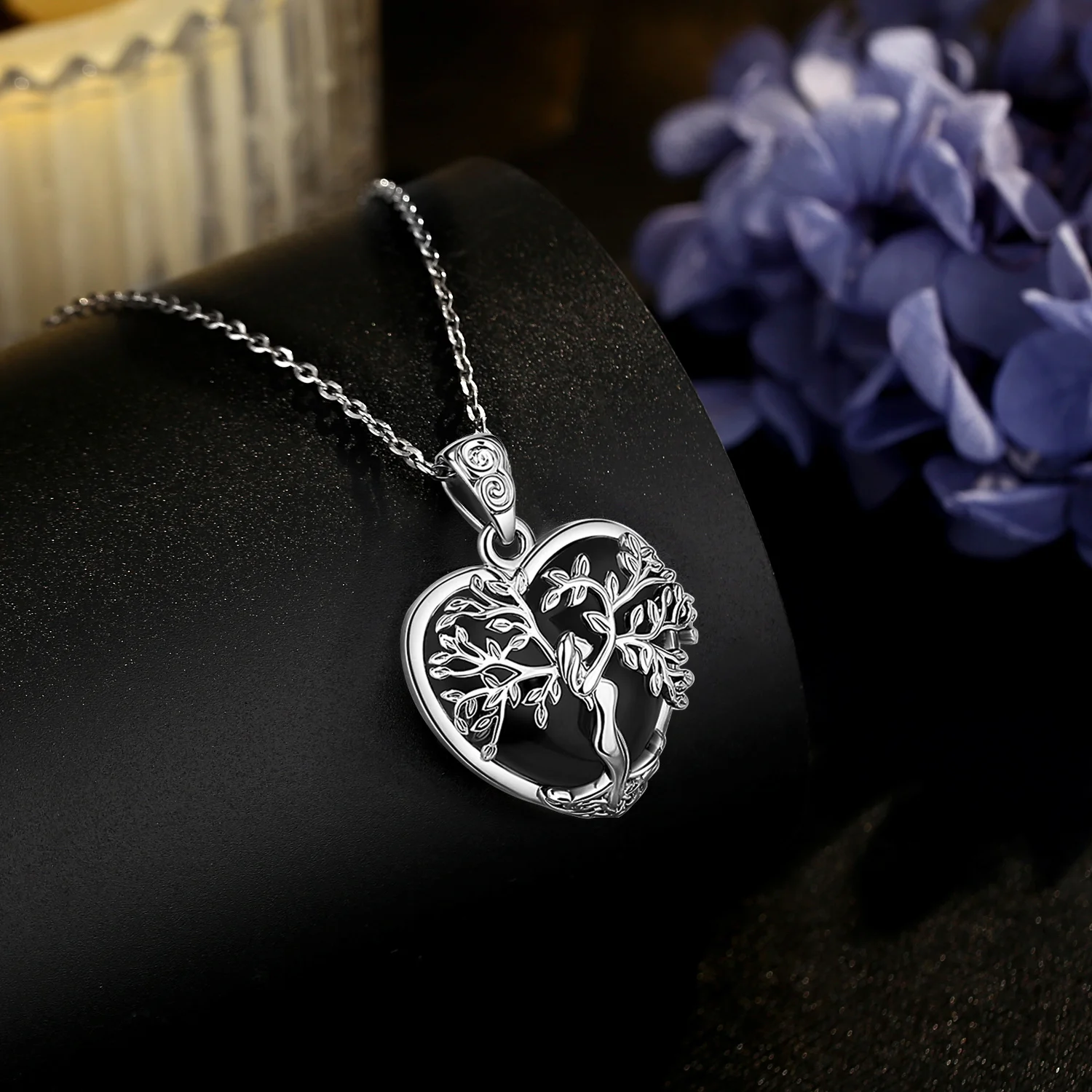 يودورا شجرة الحياة سبج قلادة الطاقة شفاء حجر كريستال قلادة المجوهرات الروحية التأمل هدية للنساء الرجال