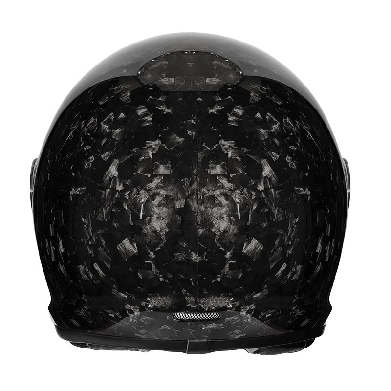 Factory Direct,3C Certified Retro Full Face Helmet - Carbon Fiber, Visor