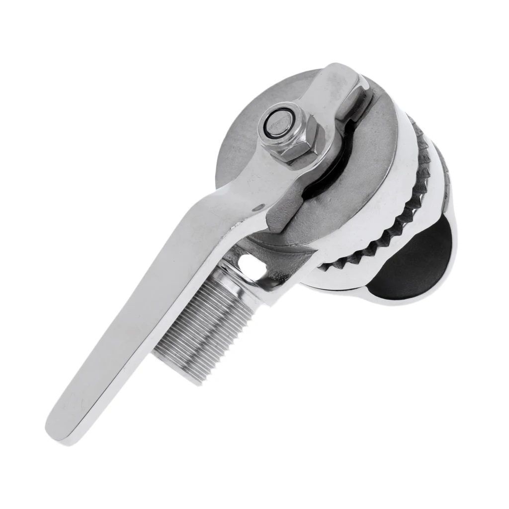 Stainless Steel Boat Antenna Rail Mount Clamp-on Marine Grade 316 Railing Bracket for Ship Parts