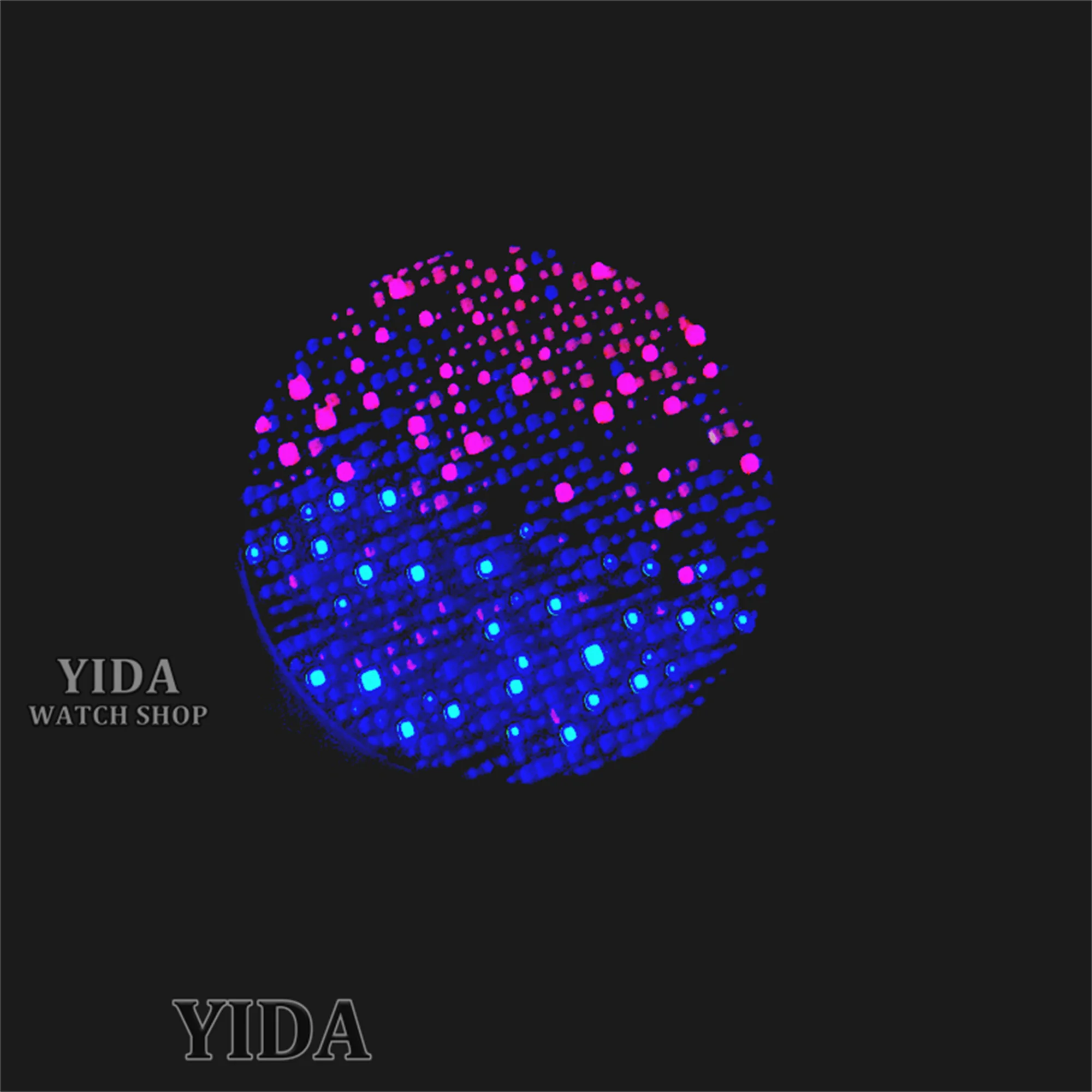 Mosaic Watch Dial NH35 Dial For Royal Oak 31.8mm Watch Face Colorful Luminous Dial Modified Watch Parts Fit NH35 NH36 Movement