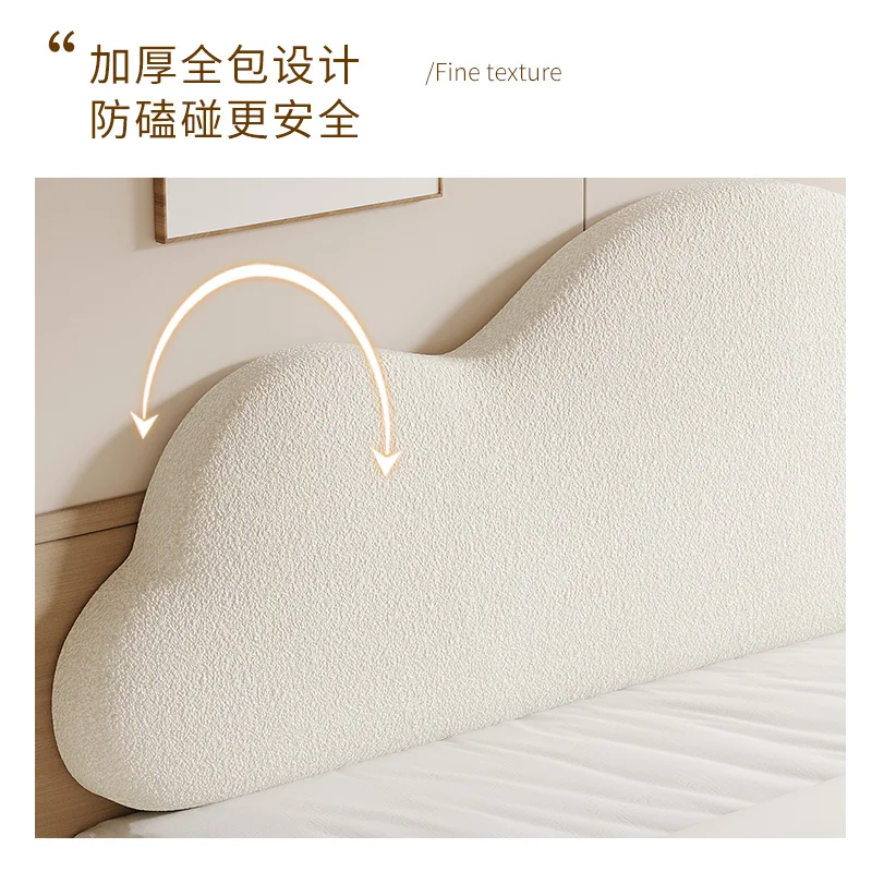 2025 New Cloud Headboards Bedless Soft Package Cushion Princess Backrest Bed Backrest Cushion Tatami Pillow Wall Enclosure