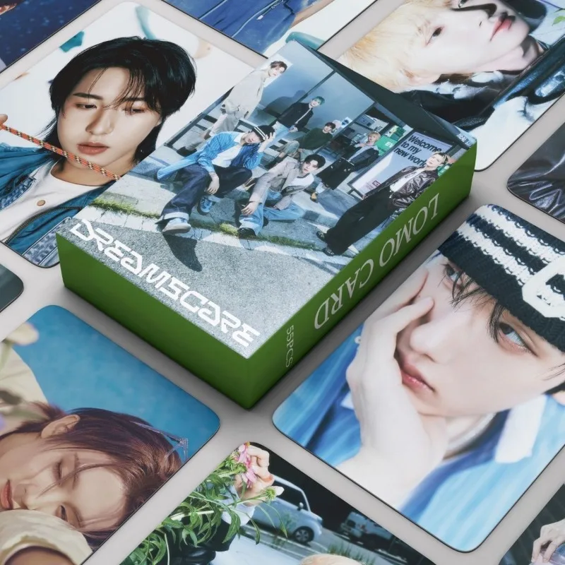 55pcs Kpop Photocard MARK RENJUN Jeno HAECHAN JAEMIN Chenle Jisung DREAMSCAPE Photocard When I'm with You LOMO Card Fans Gift