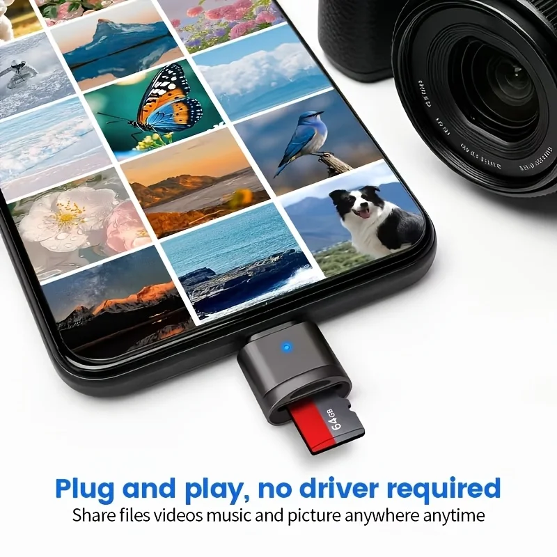 USB-CMiniTFCard Reader，OTGAdapter，Type-CHigh-speed converter，USB-C Multi-device interface for card reading，Mobile phone memory e