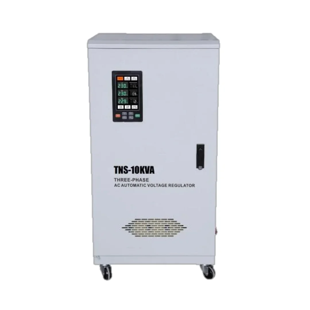 TNS-15KVA Input 280-430V Customized LED New Display 3 Phase Voltage Stabilizers Servo Stabilizer Voltage Regulator