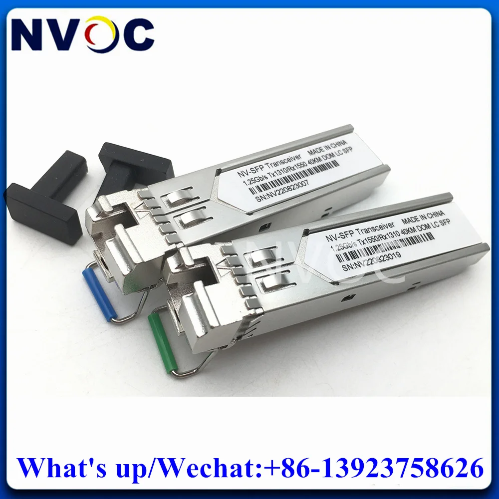 

1.25G,Single Mode,BIDI,1310/1550,40KM,DDM,Simplex,WDM Trasnceiver Compatible with Cisco Code,LC/SC Fiber Optical SFP Transceiver