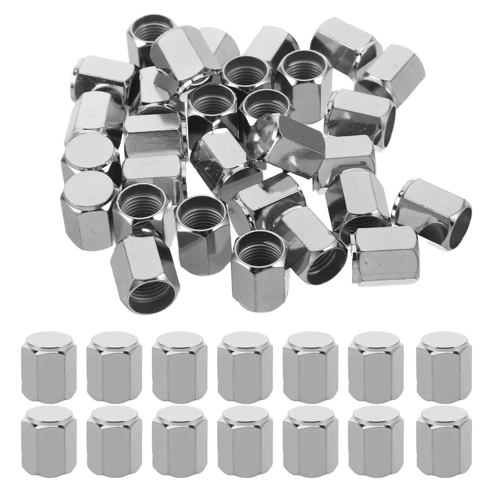 

30Pcs Tire Valve Stem Caps Universal Fit Dustproof Weather Resistant Car Suv Motorcycle Bike Air Valve Covers for Tire Pressure