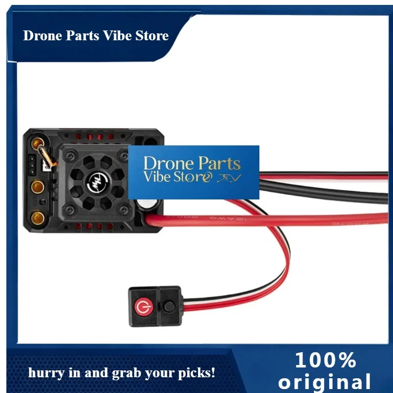 

Drone Parts 1pcs New Hobbywing QUICRUN WP 10BL120 G2 120A 2-4S Lipo Speed Controller Brushless ESC Sensorless For 1/10 1/12 RC C