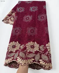 Big Sale Soft Cotton Voile Lace High Quality Embroidered African Swiss Fabric In Switzerland Dubai Nigerian Sewing Garment