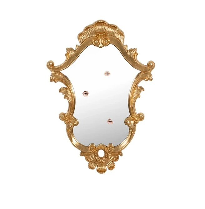 full-body mirror, floor-to-ceiling high-end decoration, trendy personalized entrance hanging mirror