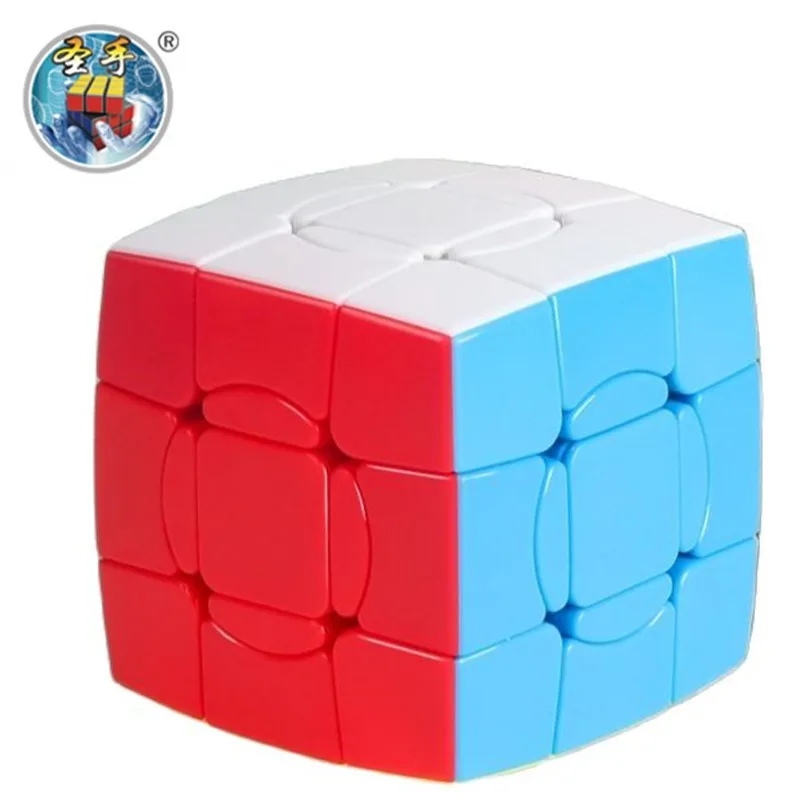 New Shengshou Super Crazy 3x3x3 Magic Cube Puzzle Sengso Circular 3x3 Magic bread Professional for children Magico cubo Kid Toys