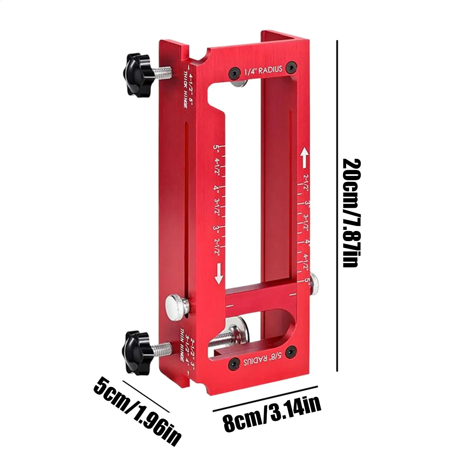 Jig Router Engsel Pintu 2-in-1 Perlengkapan Pertukangan Kayu Kit Pemasangan Engsel Pintu Untuk Tukang Kayu Kontraktor DIY