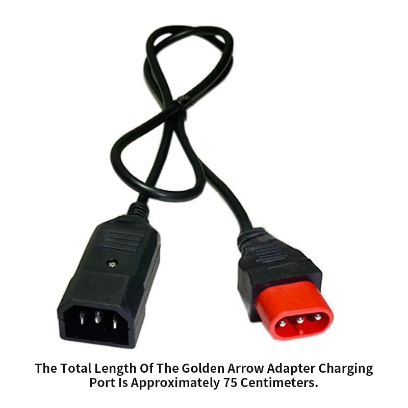 3Pin/T-plug Power Cord for Golden Arrow/Tailing Charging Pile Connection of Fast Charging Converter Electric Vehicles Suitable