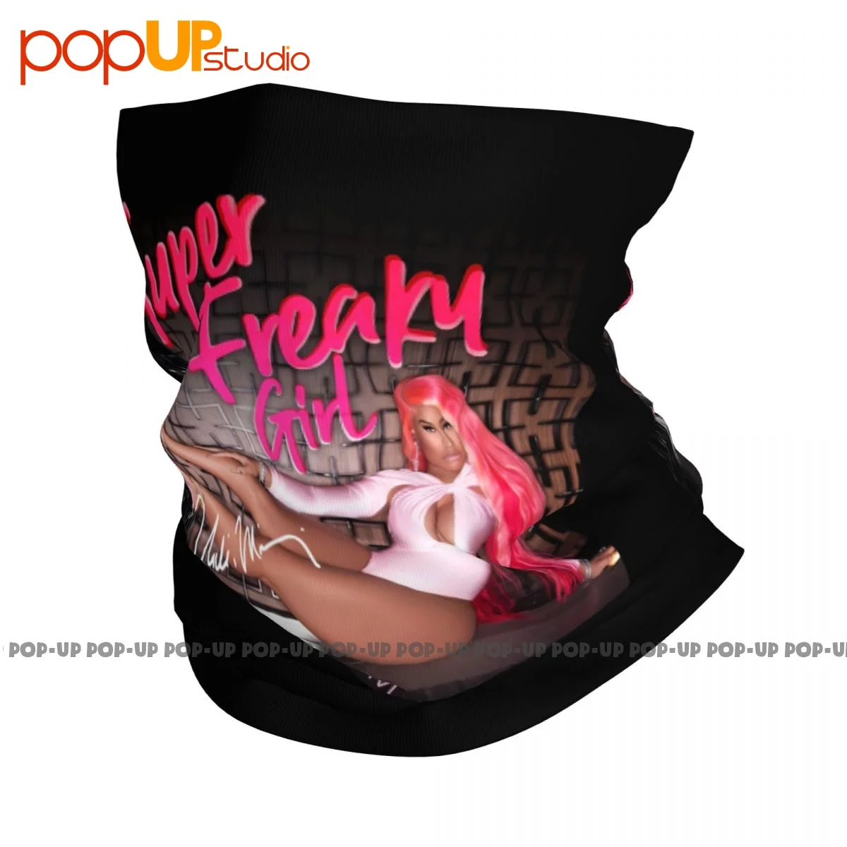 Nicki Minaj Super Freaky Girl Cotton Neck Gaiter Bandana Scarf Face Mask