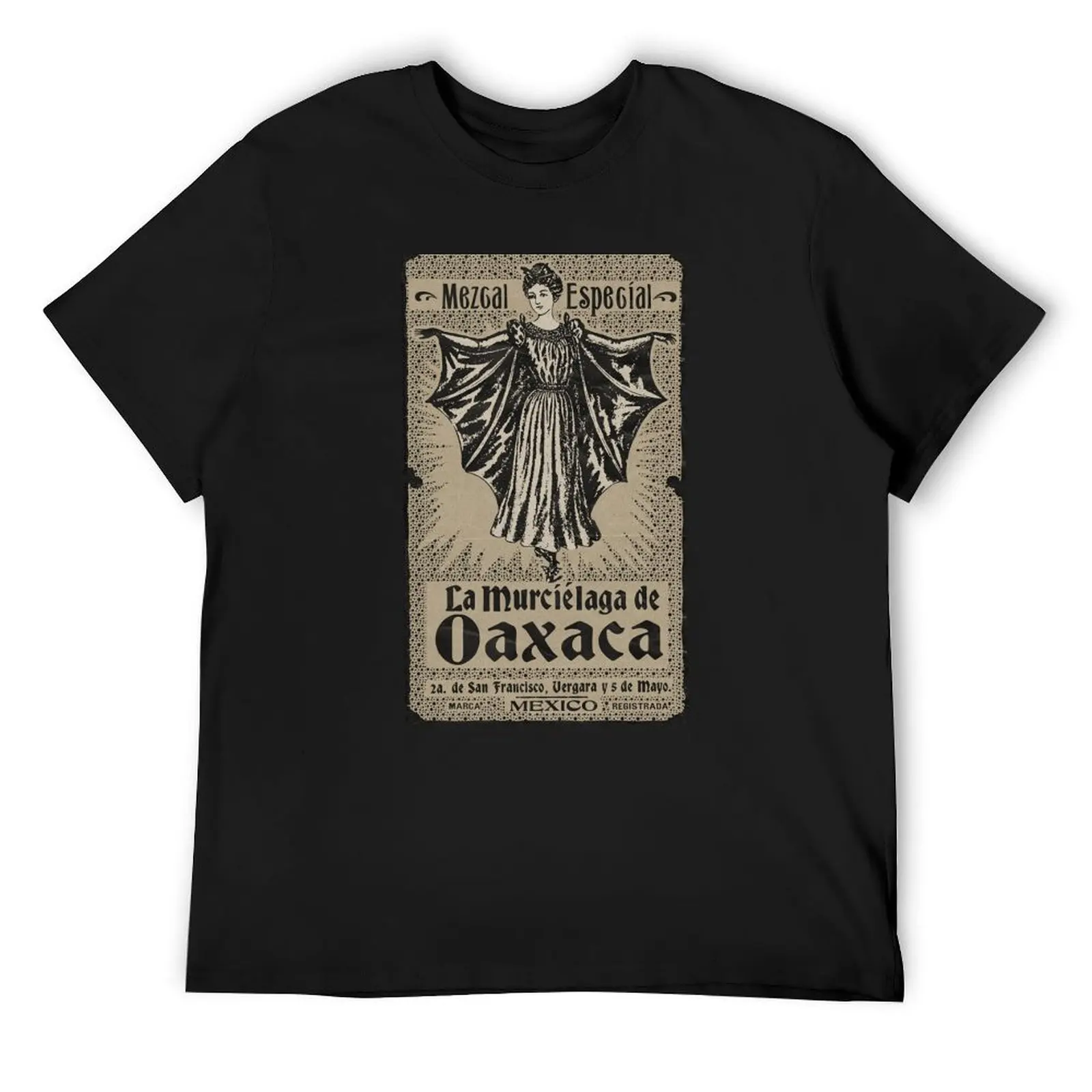 Camiseta Vintage Oaxaca México Bat Mezcal, camisas de moda, camisa croswit, camisetas de peso pesado para hombre, camisetas de alta calidad