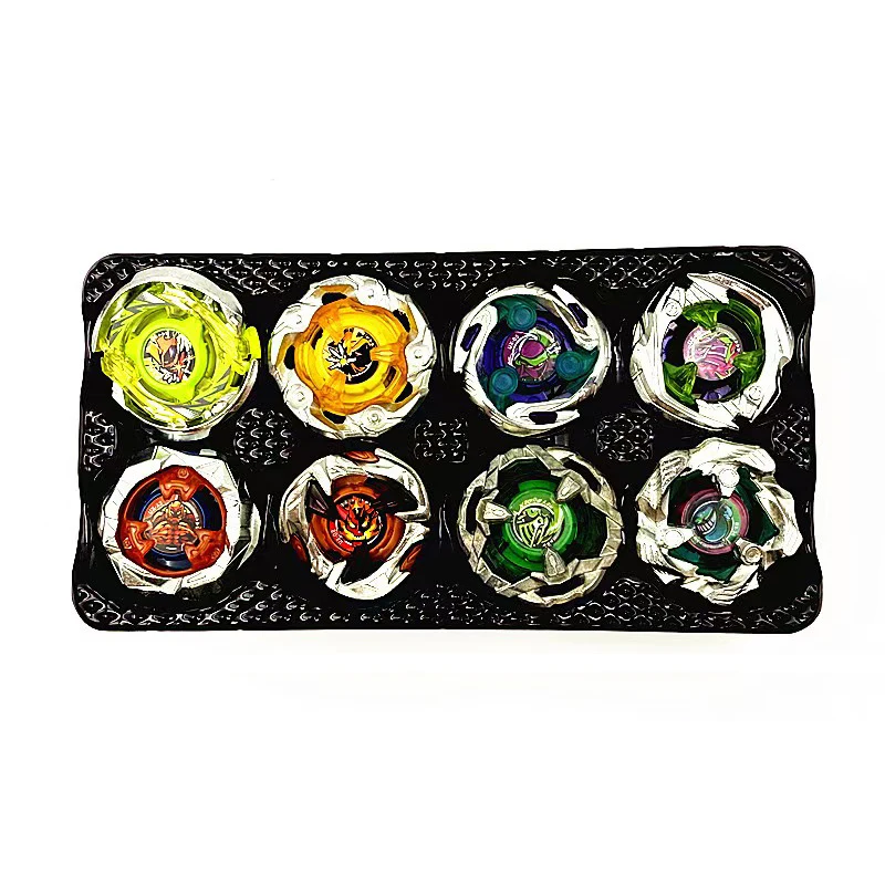 Bey X Spinning Toy Kit BX UX Booster Gyro Metal Battle Tops with Launchers Grip Organize Box Set Gift