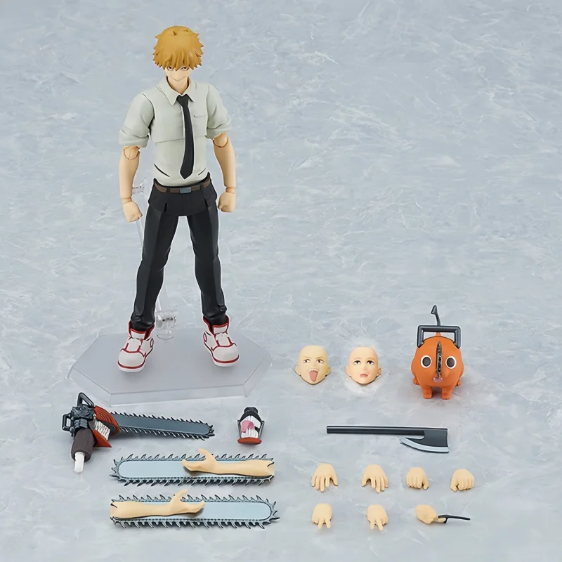 

Новая распродажа Figma Max-586 бензопила Denji высокое качество подвижная фигурка игрушка модель орнамент украшения сюрприз подарочные игрушки
