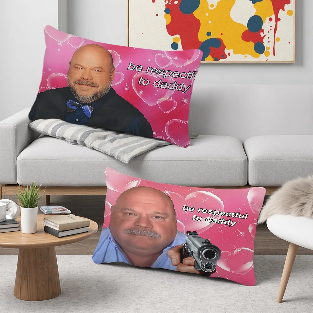 Pink Be Respectful To Daddy Meme Funny cushion cover Rectangle Pillow Case Printing Bedside Sofa Room Home Decoration Pillowcase