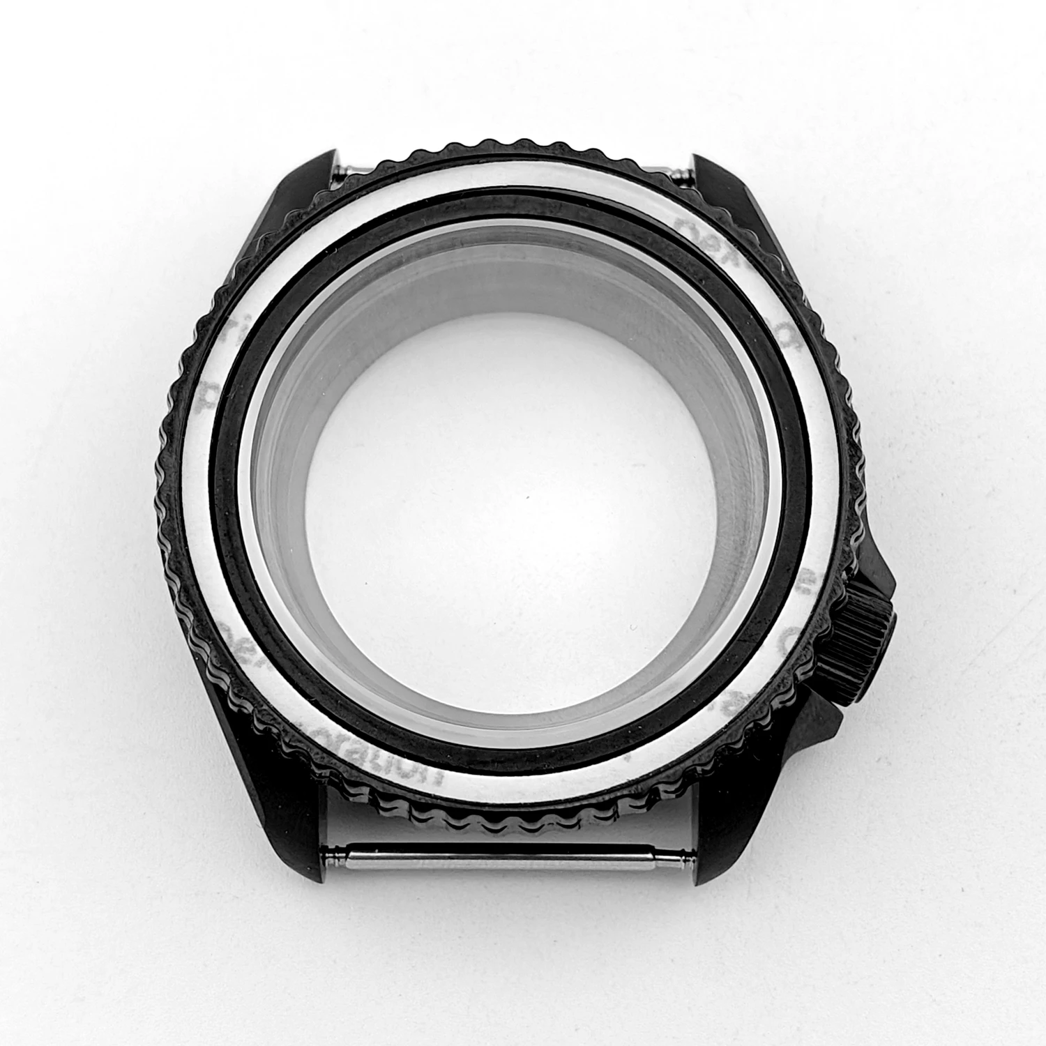 NEITON Black SKX Watch Case Crown at 4 O'Clock for SKX007 NH35 4R36 Steel Cases Sapphire Crystal MOD Accessories - view 3