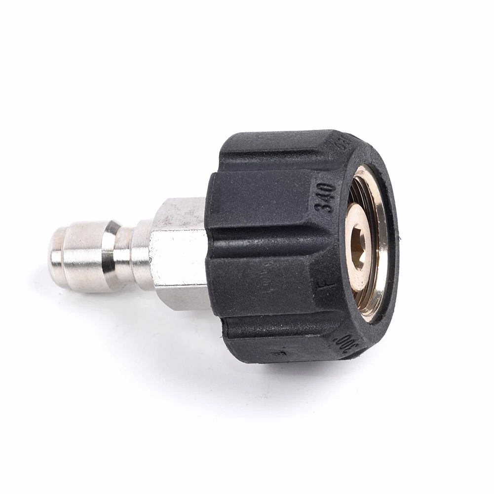 Jet Pipe Set Dredge Wash Tips Pressure Washer Connector M22/14 to 1/4 Inch Quick release Male Accessories Replacement