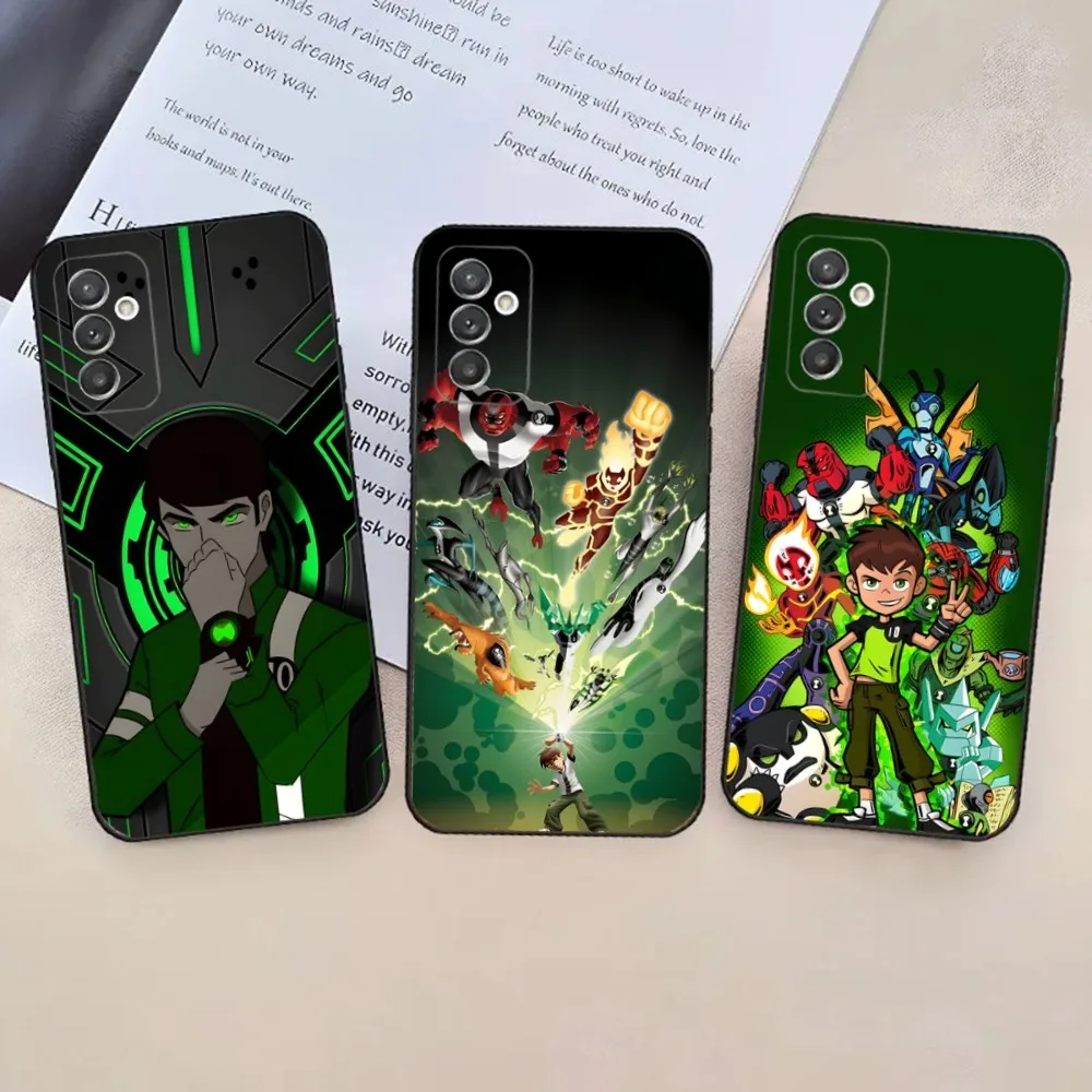 

B-BenS Cartoon 10 Phone Case For Samsung Galaxy A20,A21s,A22,A31,A32,A52,A53,A72,73,A80,A91 Soft Black Phone Cover