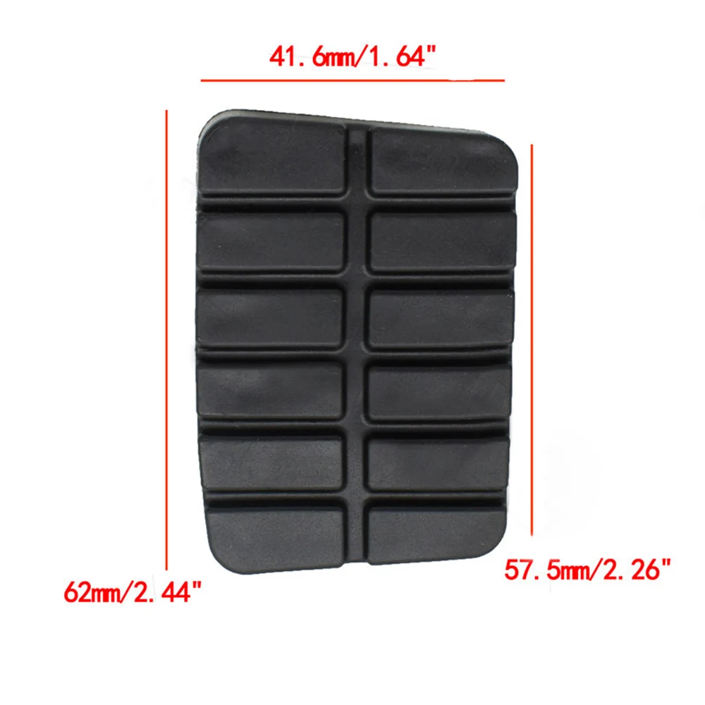 2pcs 49751-NI110  Brake Clutch Pedal Pad Cover Rubber Set for Nissan Navara All D21 D22 Series 1986-2006 Car Accessories