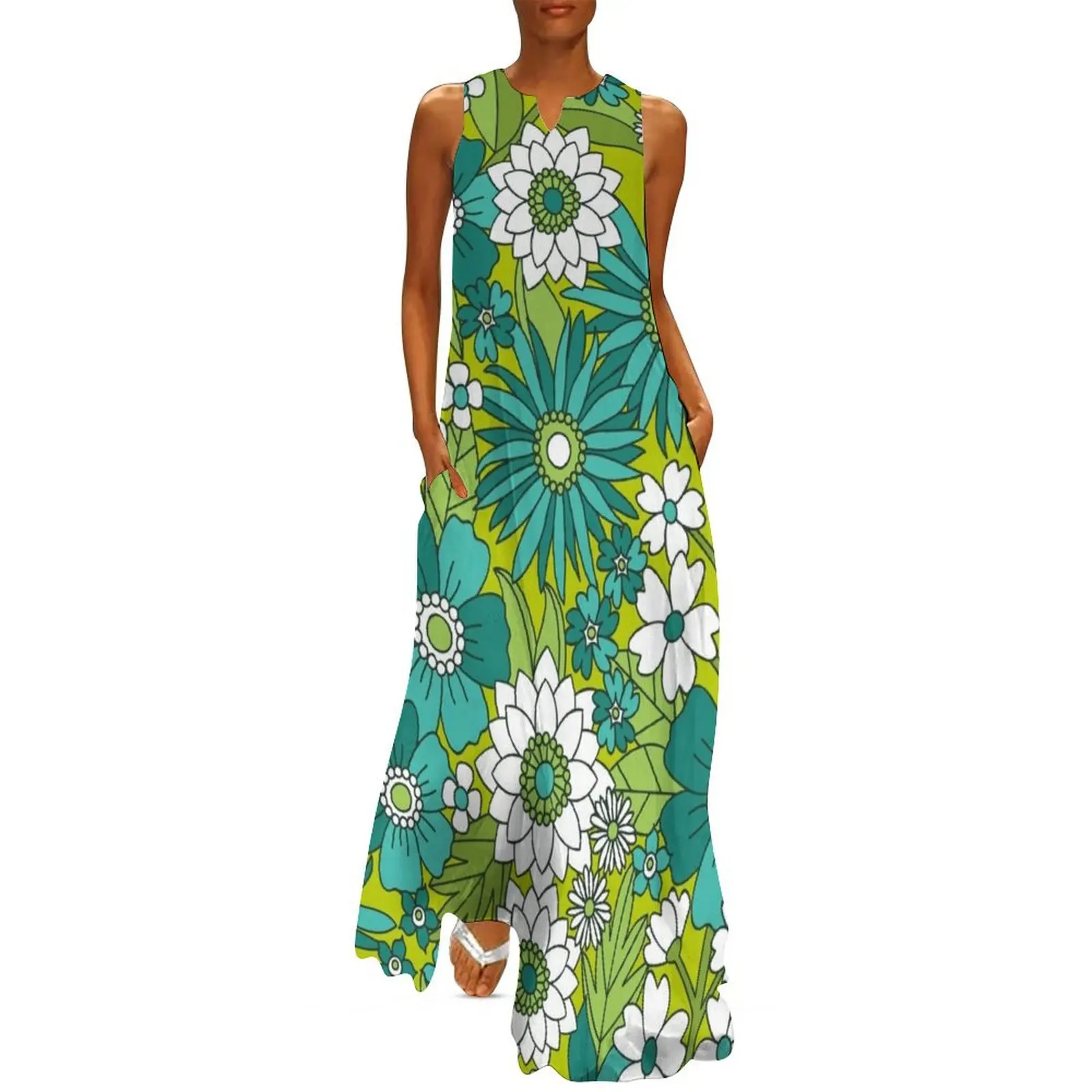 

Groovy Spring Long Dress summer dresses ladies 2025 long dress women Dress