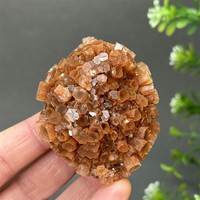 Natural Rare Orange Aragonite Crystal Cluster Quartz Soft Stone Mineral Specimen Aura Meditation Healing Energy Home Decoration