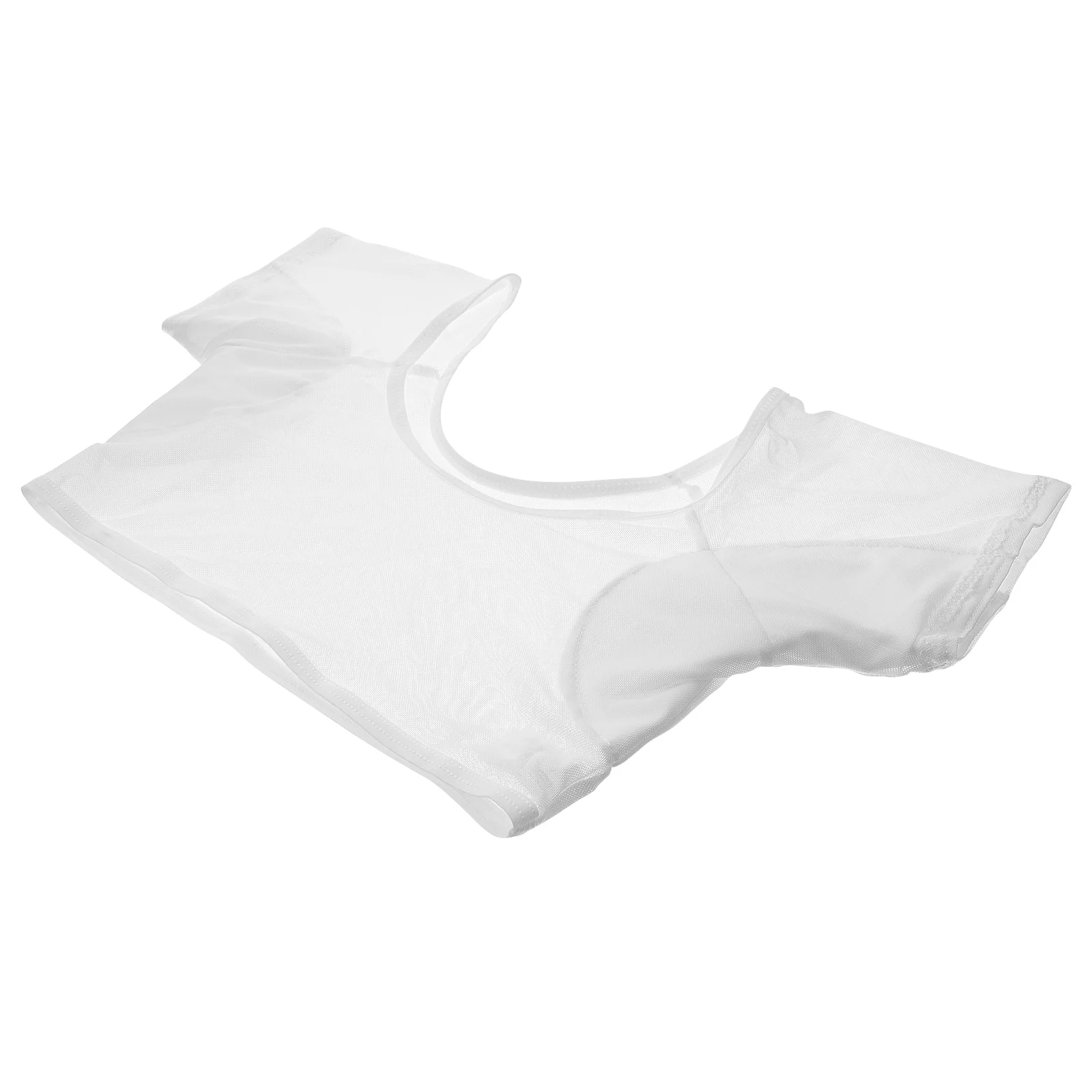 

Mesh Sweatshirt Underarm Vest Lady Women Girls Washable Sweat-proof Armpit Short Shirts
