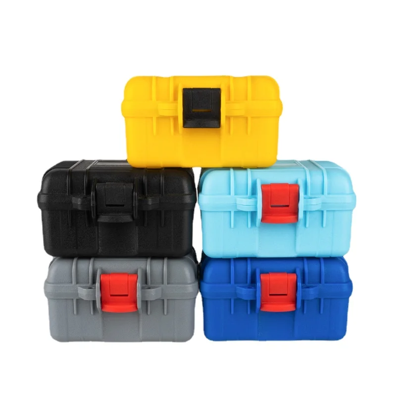 125x112x70mm PP Toolbox Small Storage Case Small Parts Toolbox Portable Watch Protective Moisture-proof Box Tool With Cotton