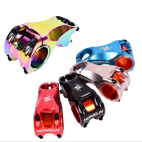 Imagen 2 del producto HONSUN-vástago ultraligero de aleación de aluminio 7075 para bicicleta de montaña y carretera, piezas de bicicleta de carreras, 17 grados, 70mm, XC, 35/31mm