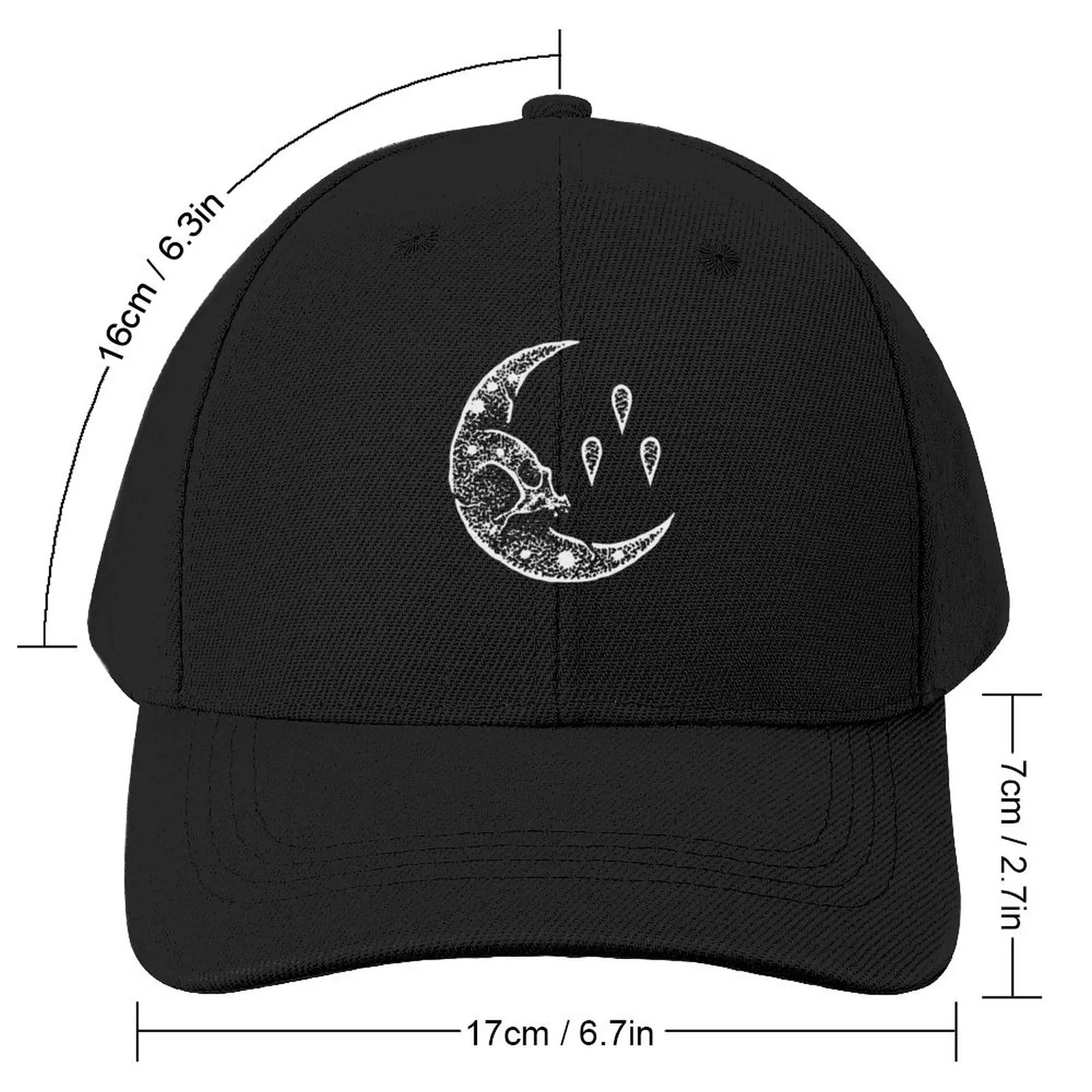 Currents Band Merch Currents Moon Emblem Essential T-Shirt Baseball Cap summer hats black Ball Cap Cap Female Men's