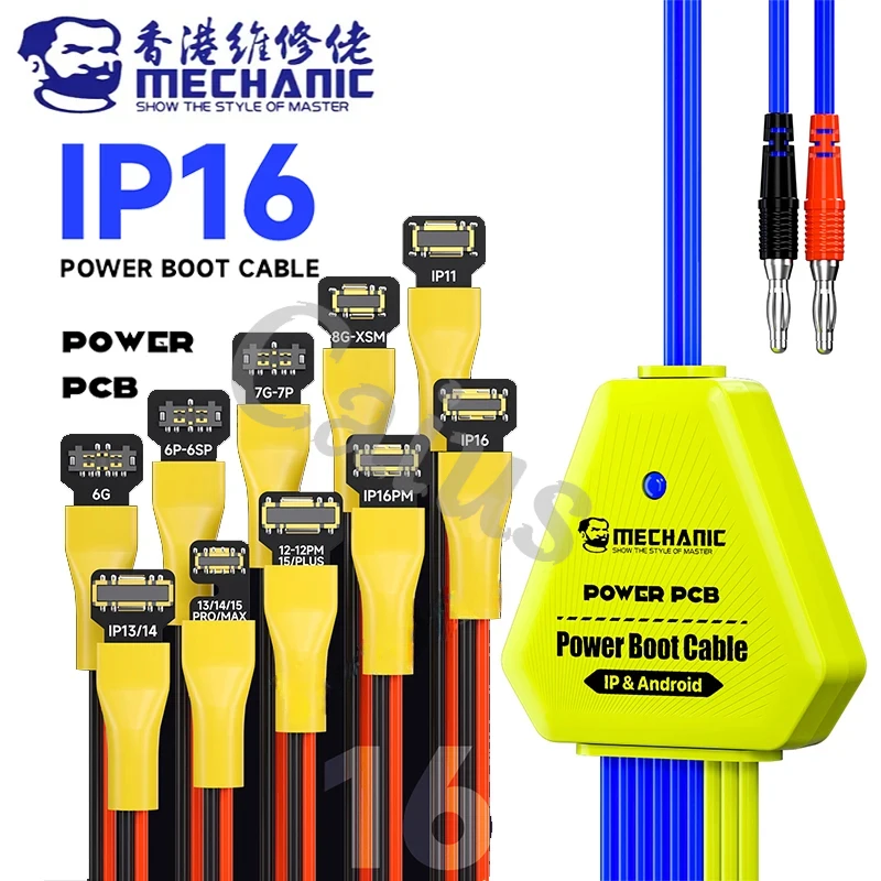 

MECHANIC Power PCB iPhone Android Power Boot Cable For Iphone 6G-16PM / Android Battery Activation Detection For Mobile iboot