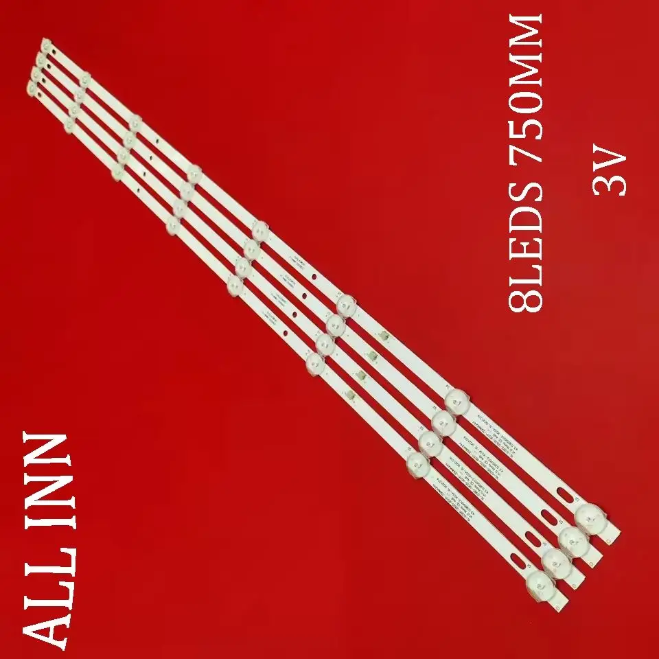 

LED Backlight strip for JL.D39581235-105AS-M DLED38.5AHXL 4X8 0002 LED-40V2 LE-8842C LED40HD400 L40D8810 40T7300/malata