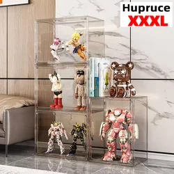 Super Big Transparent Storage box Blind Box Showcase for Fingures Helme Organizes Toy Organizer Drawers  Display Cabinet