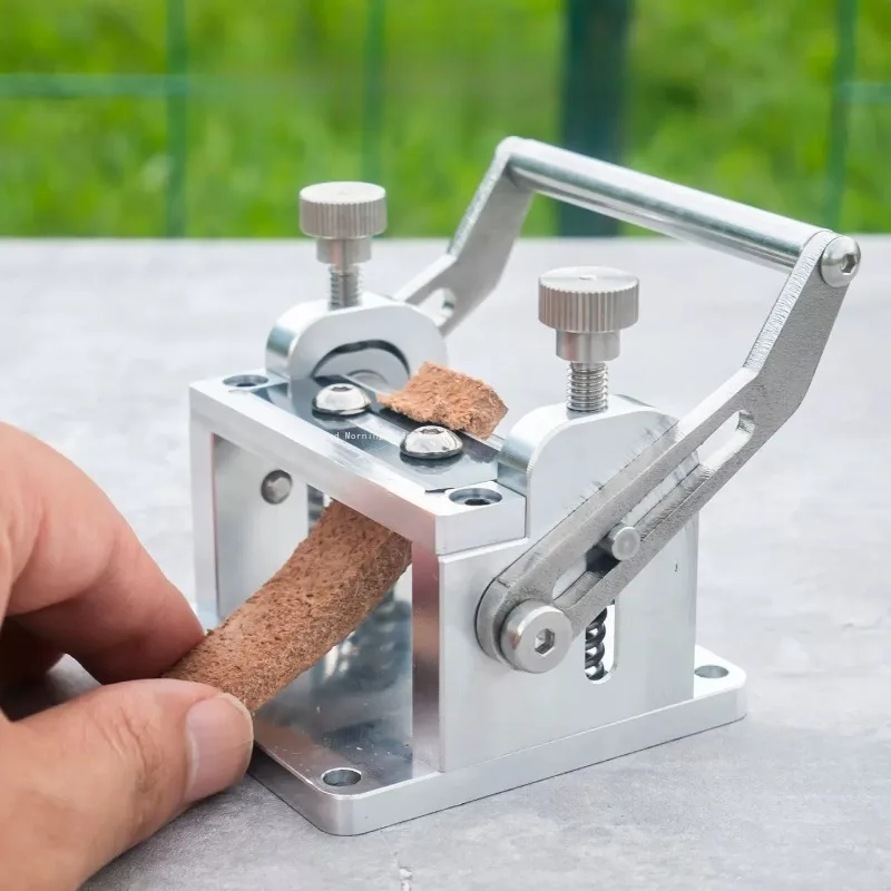 Aluminum Alloy Blade Manual Leather Trimming Machine Belt Trimming DIY Handmade Wallet Notebook Leather Cover Trimming Tool