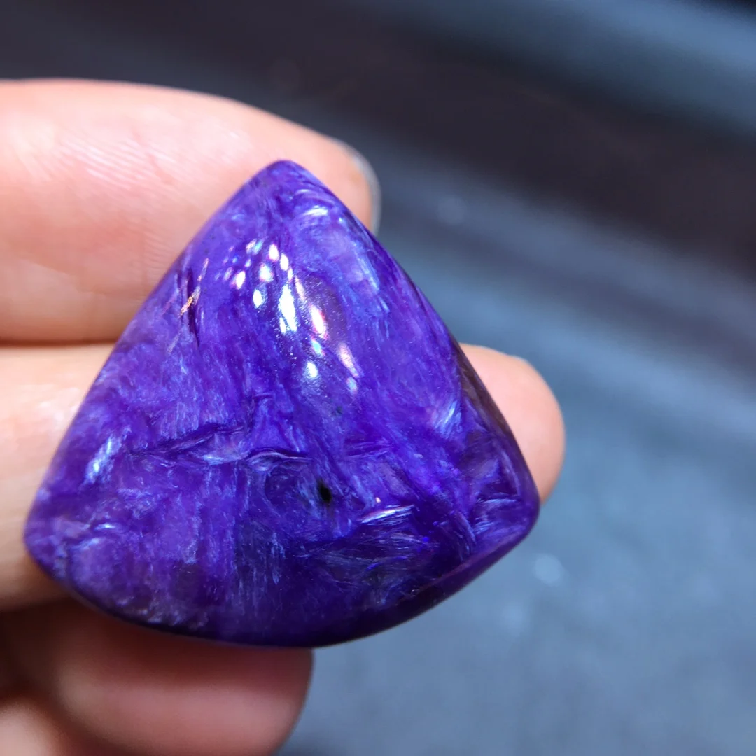 

Натуральный фиолетовый чароитовый кулон, ожерелье, ювелирные изделия для женщин, 27,8/29/8,8 мм, стерлинговое серебро 925 пробы, редкий подарок, бусина из чароита AAAAA