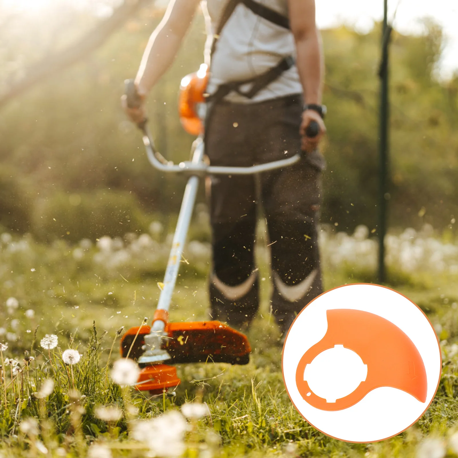 

Cordless Lawn Mower Accessories 12V 24V Grass Shield Deflector Plate Catcher for Walk Behind Trimmer Keeps Yard Tidy