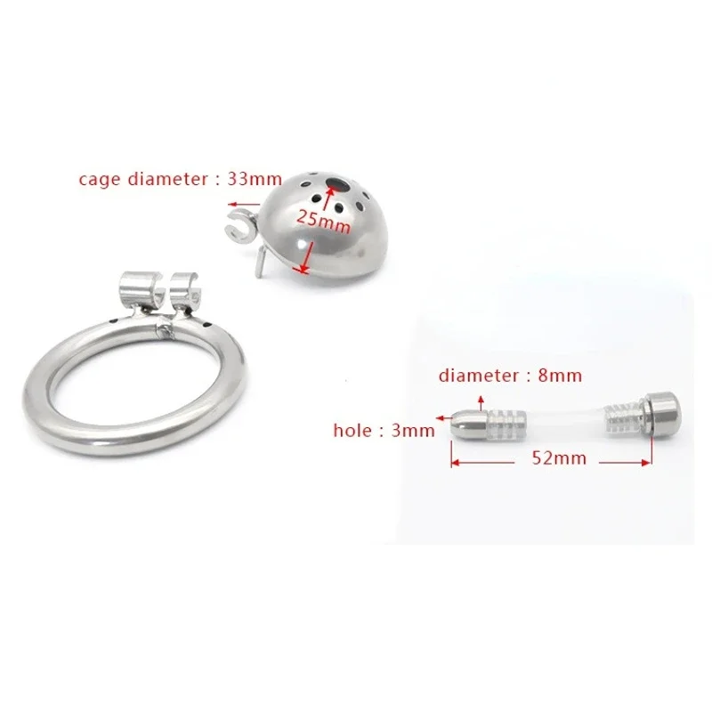 Best Seller Small Penis Lock Cock Cage Male Chastity With Stealth Lock Ring And Urethral Catheter Chastity Devices BDSM Sex Toys