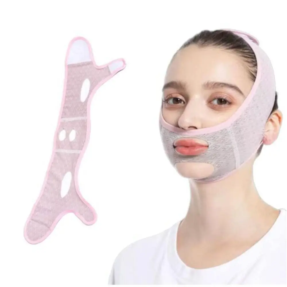 Quality Double Chin Reducer Beauty Face Lifting Belt Facial Slimming Strap Face Sculpting Sleep Mask V Line Shaping Face Masks