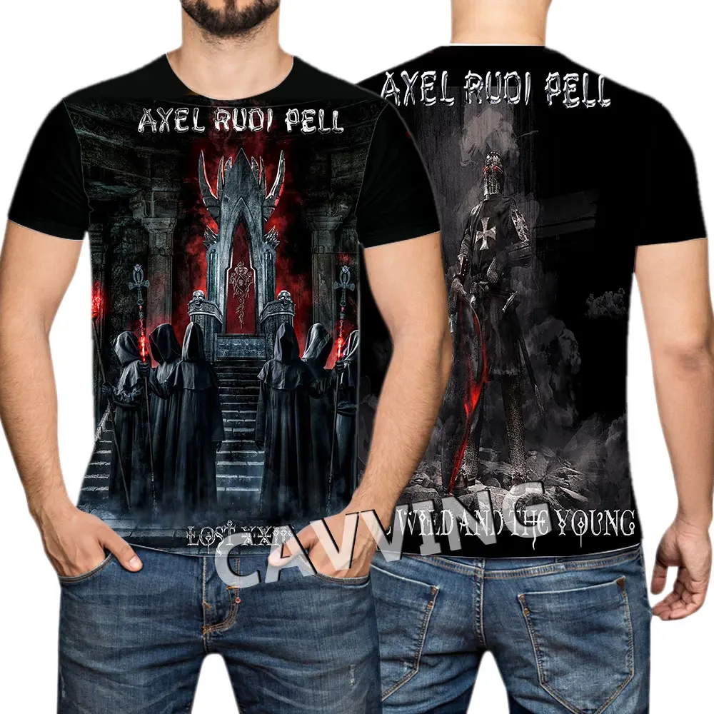 New Fashion Women/Men\'s 3D Print Axel Rudi Pell Casual T-shirts Hip Hop Tshirts Harajuku Styles Tops Clothing  H02