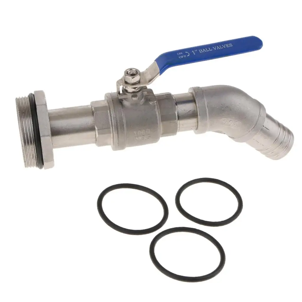 

32 мм ~ переходник для барабана с наклонной насадкой, бочковые клапаны, кран для 200 л, нержавеющая сталь для промышленных бочек